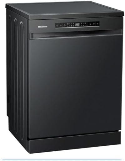 Hisense Freestanding Dishwasher, 8 Programs, 15 Place Settings, Black - HS623E91B - Image 3