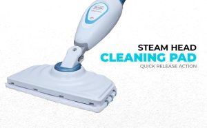 Black & Decker 1300W Electric Steam Mop, 350ml, White - FSM1605-B5 - Image 4