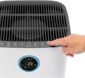Black & Decker Air Purifier with Light Sensor, 55W, 60 sq m, White - AP3560-B5 - Image 7