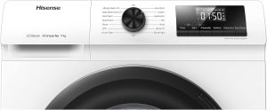 Hisense, Front Load Steam Washing Machine, 9kg, White, WFQP9014EVMT - Image 3