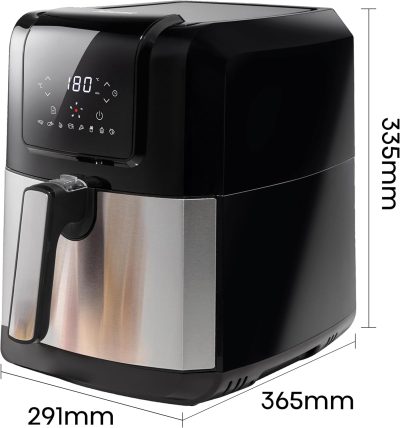 Hisense Digital Air Fryer, 1700W, 5L, Silver - HH60TASS - Image 6