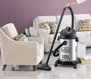 Black & Decker 1610W Cylinder Vacuum Cleaner, 30L, Silver - WV1450-B5 - Image 3