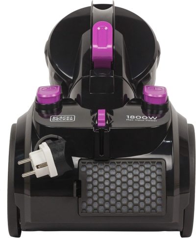 Black & Decker 1800W Bagless Cylinder Vacuum Cleaner, 2.5L, Purple - VM1880-B5 - Image 3