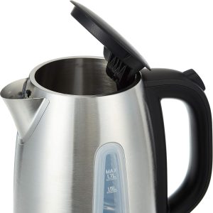 Black & Decker Stainless Steel Electric Kettle, 2200W, 1.7L, Silver - JC450-B5 - Image 3