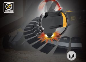 مقطعة متعددة الاستخدامات كاتربيلر، 350 واط، مع ملحقات، أسود - DX49.1 - Image 4