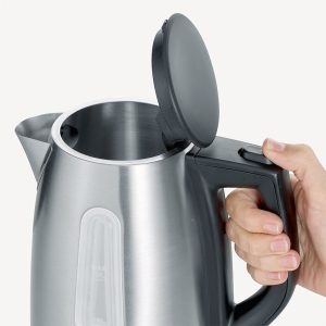 غلاية ستانلس ستيل سيفرين، 1 لتر، 2200 واط، فضي وأسود - 3469 - Image 5