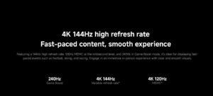 تلفزيون ماكس 85 بوصة QLED 4K UHD 2025، من شاومي، أسود 6941948704169 - Image 6